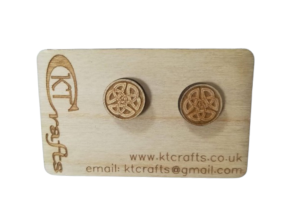 Celtic Design - Stud Earring Pair